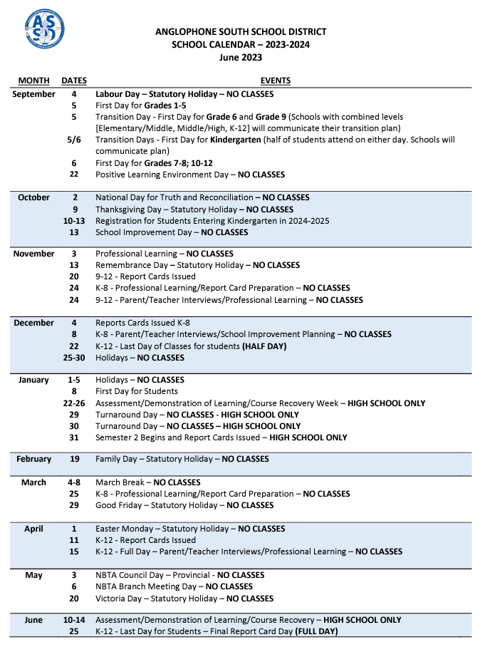 Asd 2024 School Calendar Kath Bendite